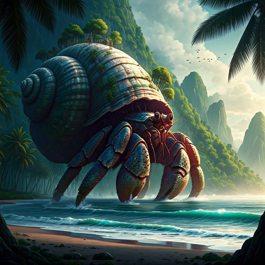 Titanic Hermit Crab