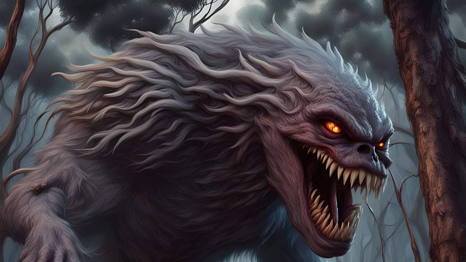 Dark Australian Beast Unleashed in the Bush