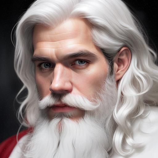 Henry Cavill as Santa Claus Portrait