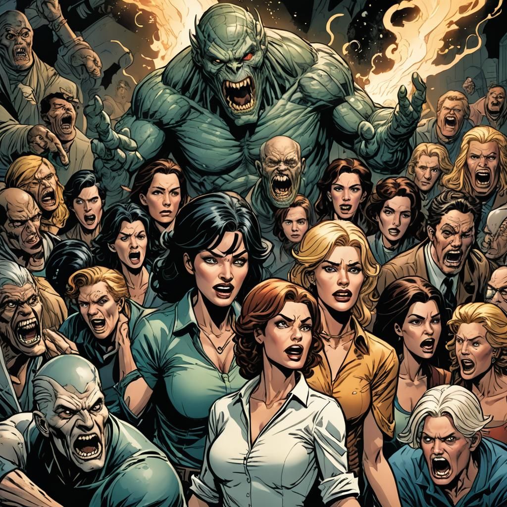 Monstrous Whirlpool: Comic Book Art by Brooks & Mumford