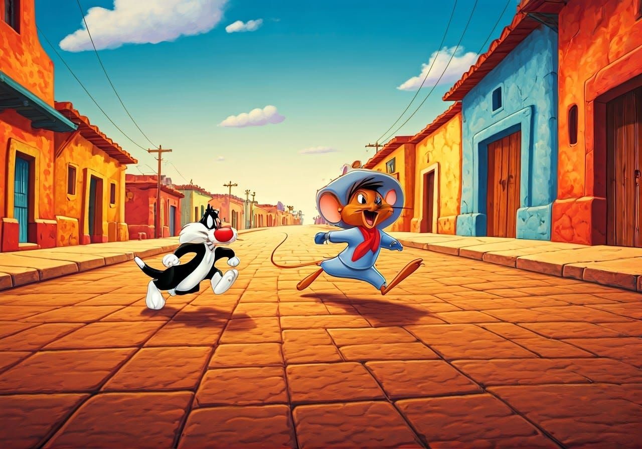 Speedy Gonzales as "The Fastest Mouse in all Mexico" runs qu...