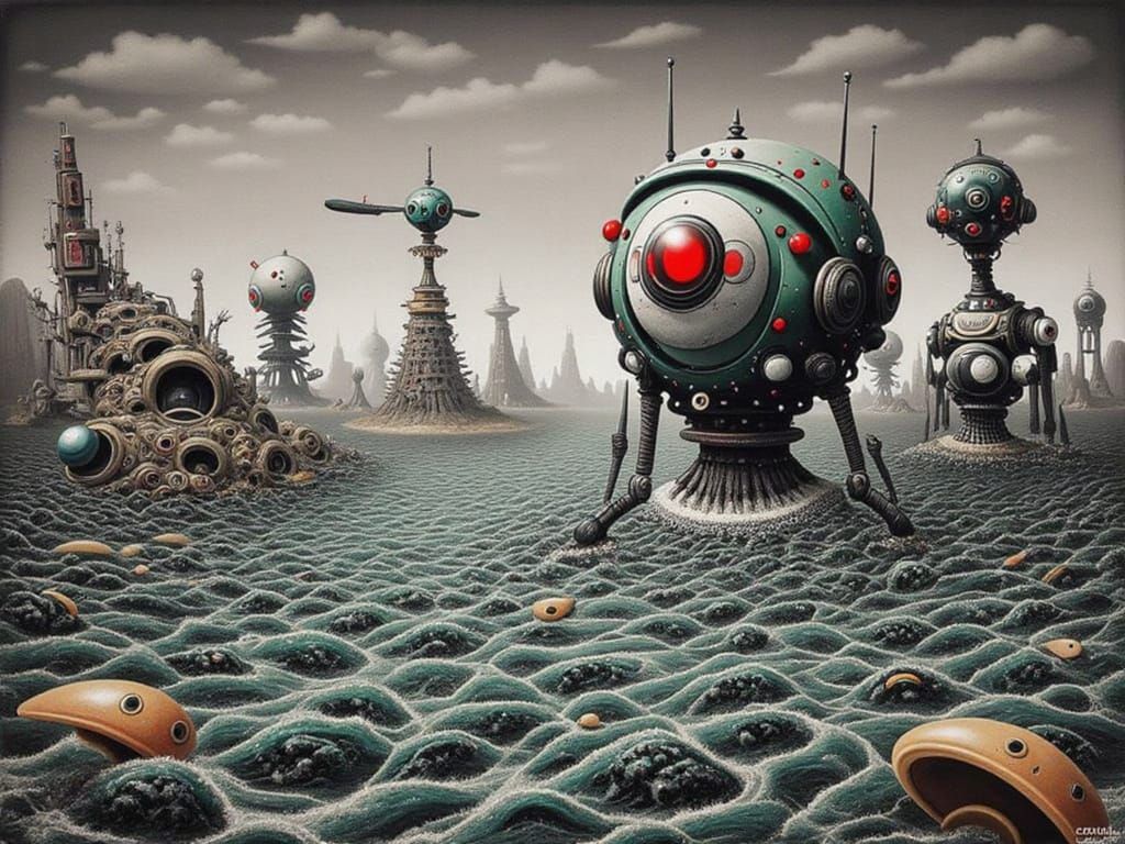 Cityscape of a Toxic Metropolis