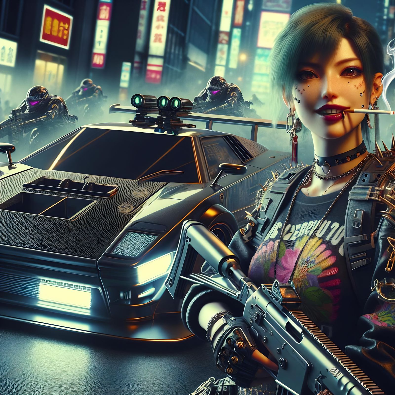 cyberpunk 2077 :Arasaka Plaza Riot.