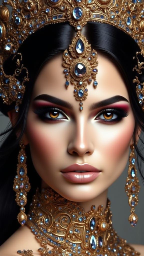 Neon Goth Fantasy Image