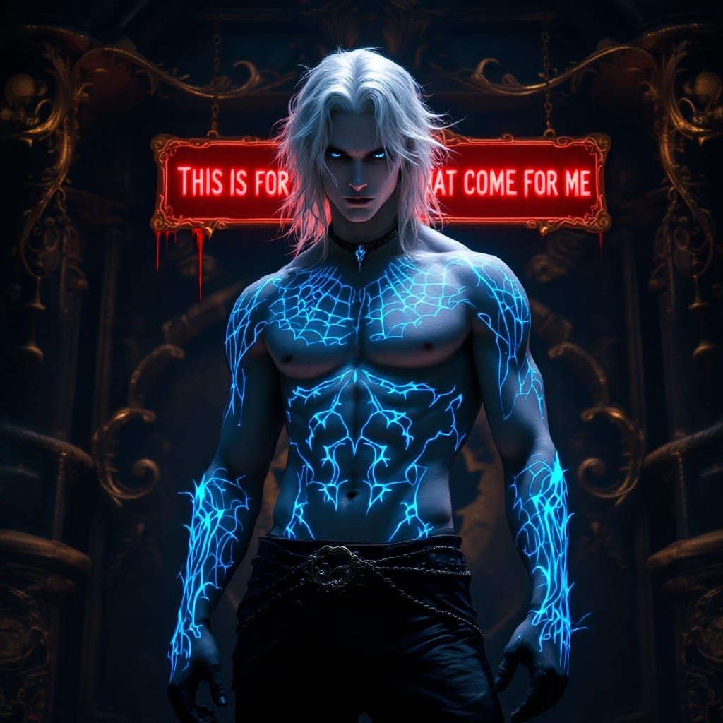 Majestic Vampire LeStat in Dark Fantasy Style