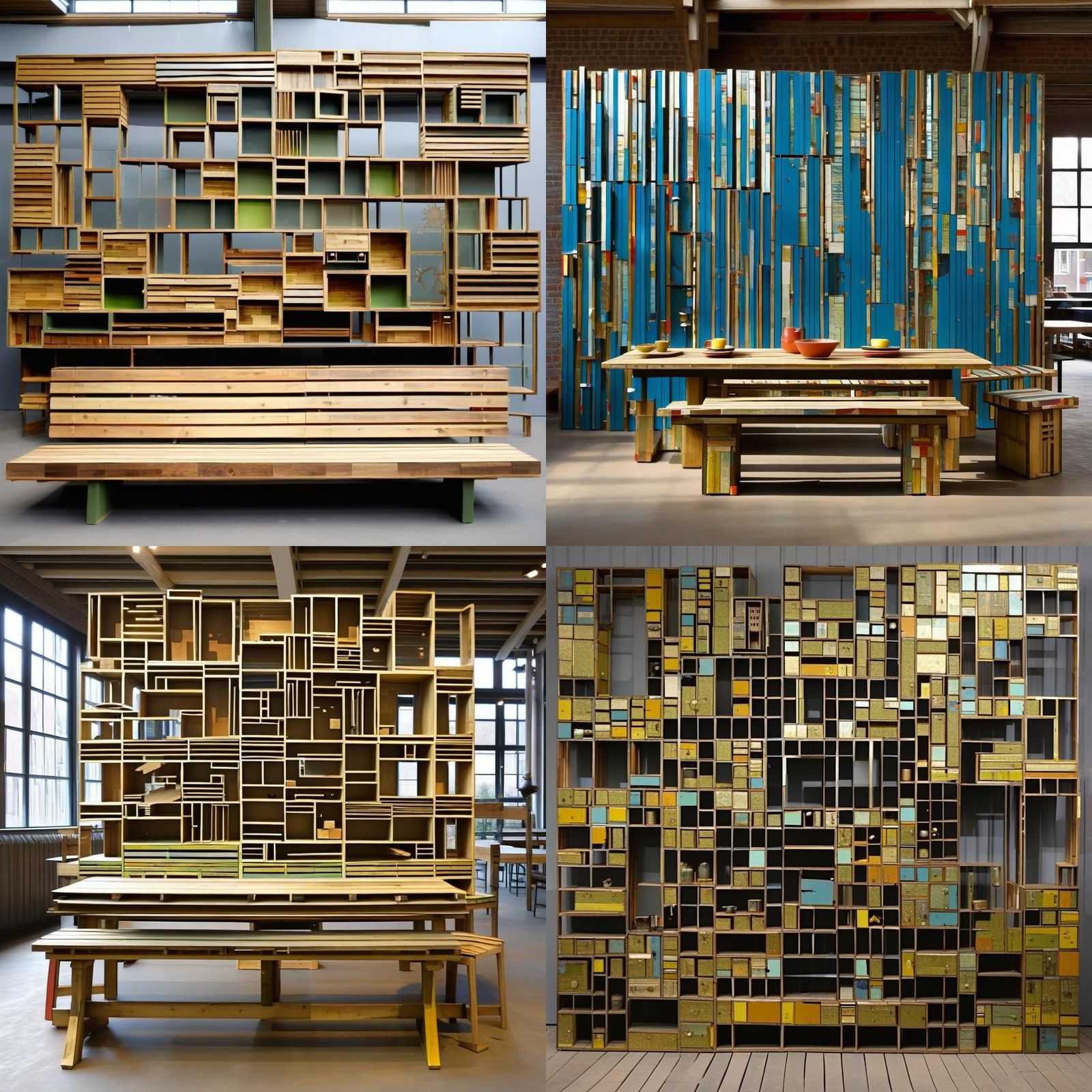Upcycled Furniture Design by Piet Hein Eek