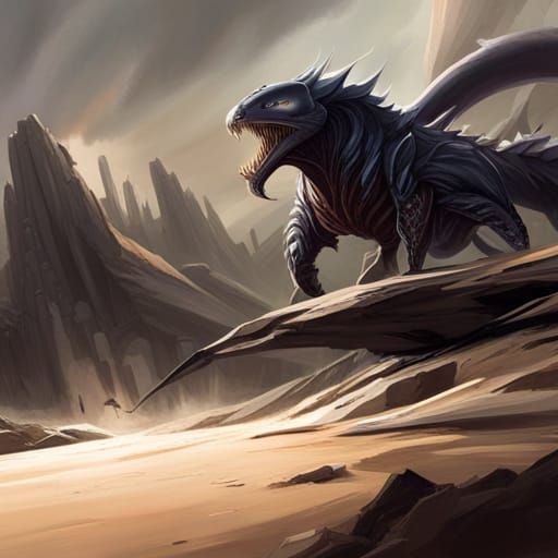 Alien Insectoid Creature Design: A Sci-Fi Monster