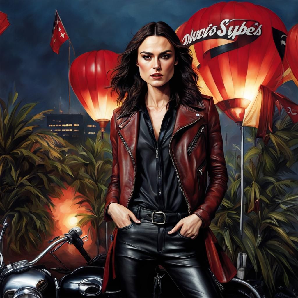 Ultrarealistic Portrait of Woman with Dark Hair