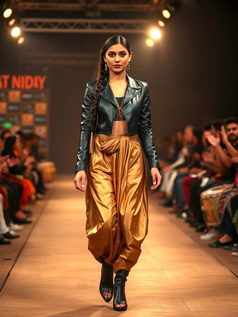 On the Runway : Patiala Dhoti with a twist