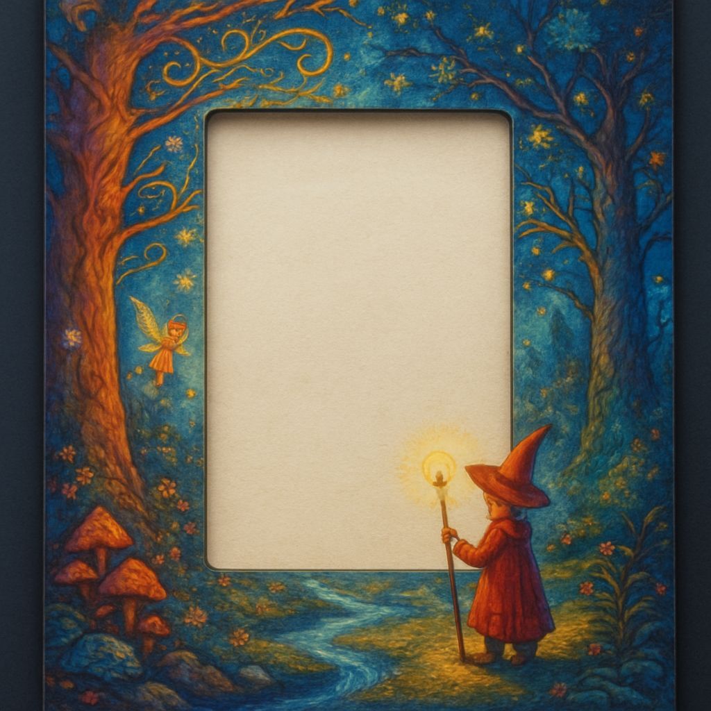 Fantastical Frame Decorations in Deep Color