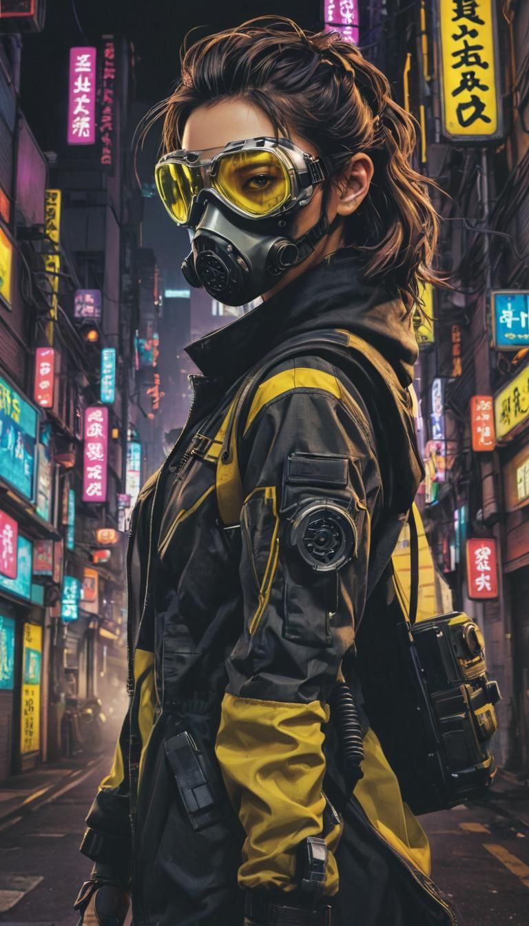 Cyberpunk Magazine Cover v4