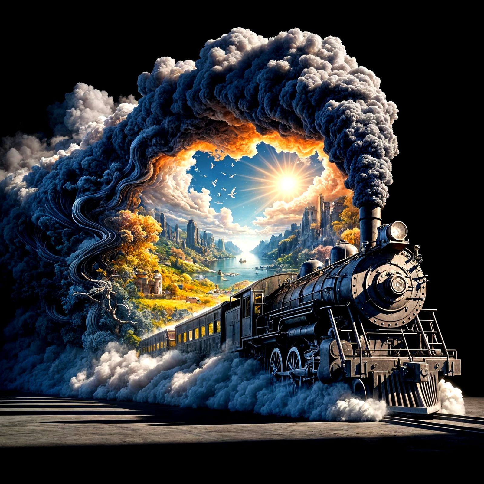 Train of holiday memories