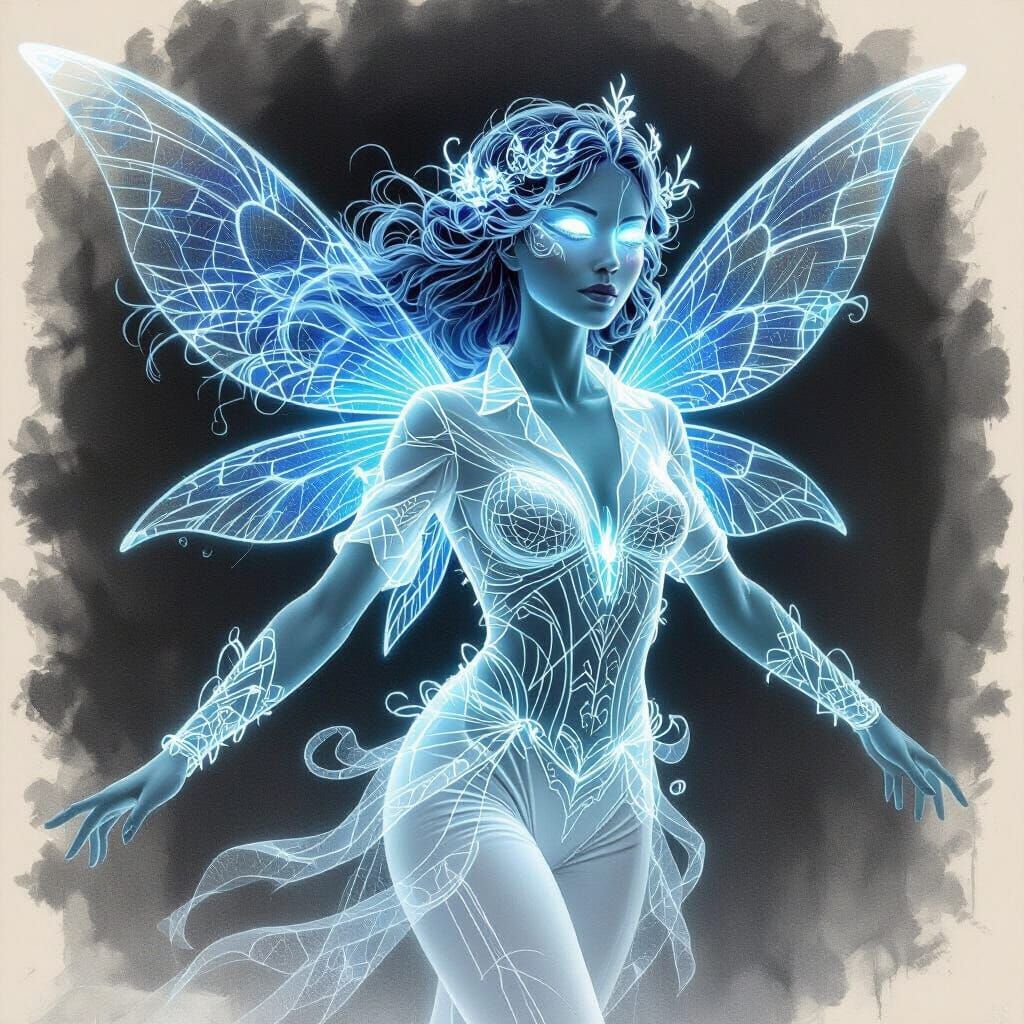 Expressive colored charcoal sketch. Diesel-punk theme, 1920s...