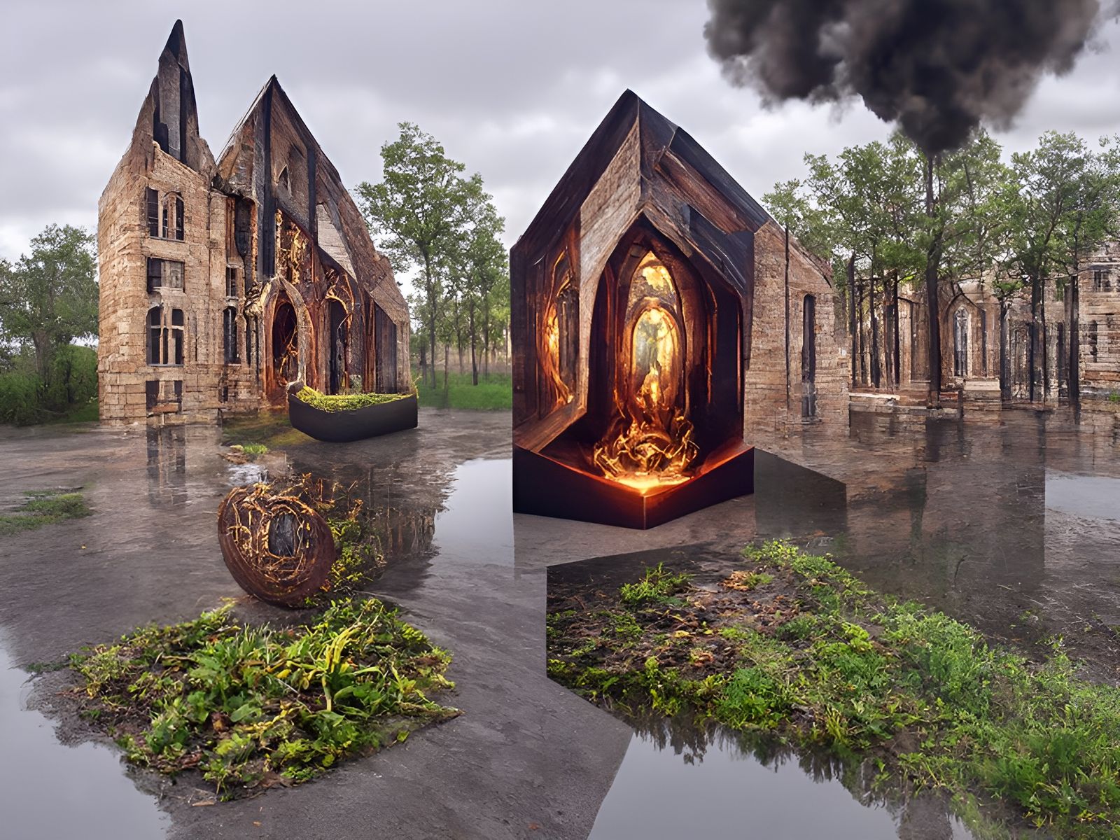 Conceptual Metaphoria: Detailed Digital Art