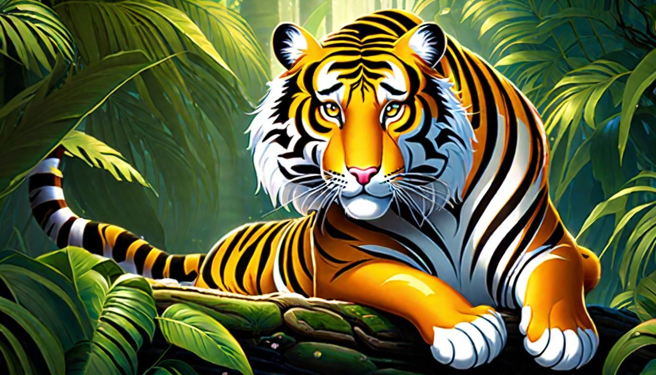 Young Woman Rides Tiger: Hope, Light, and Nobility