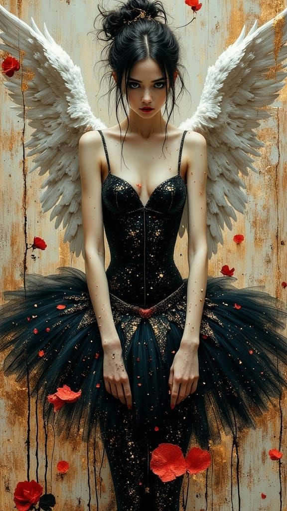 Distraught Ballerina Melts in Pre-Raphaelite Fairytale