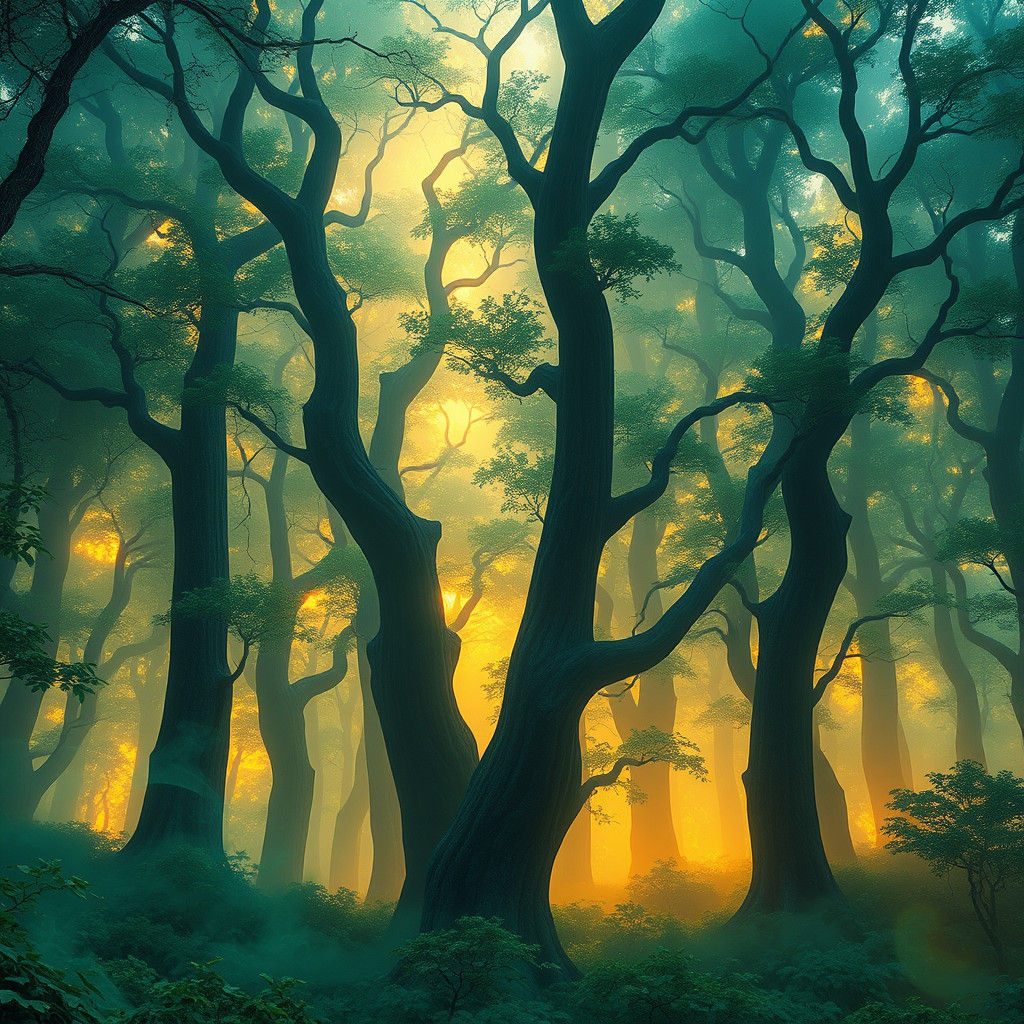 Luminous Forest: Dreamlike Concept Art in Unreal Engine