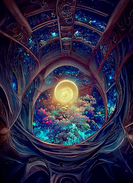 Science Fiction Sun Generator Concept Art