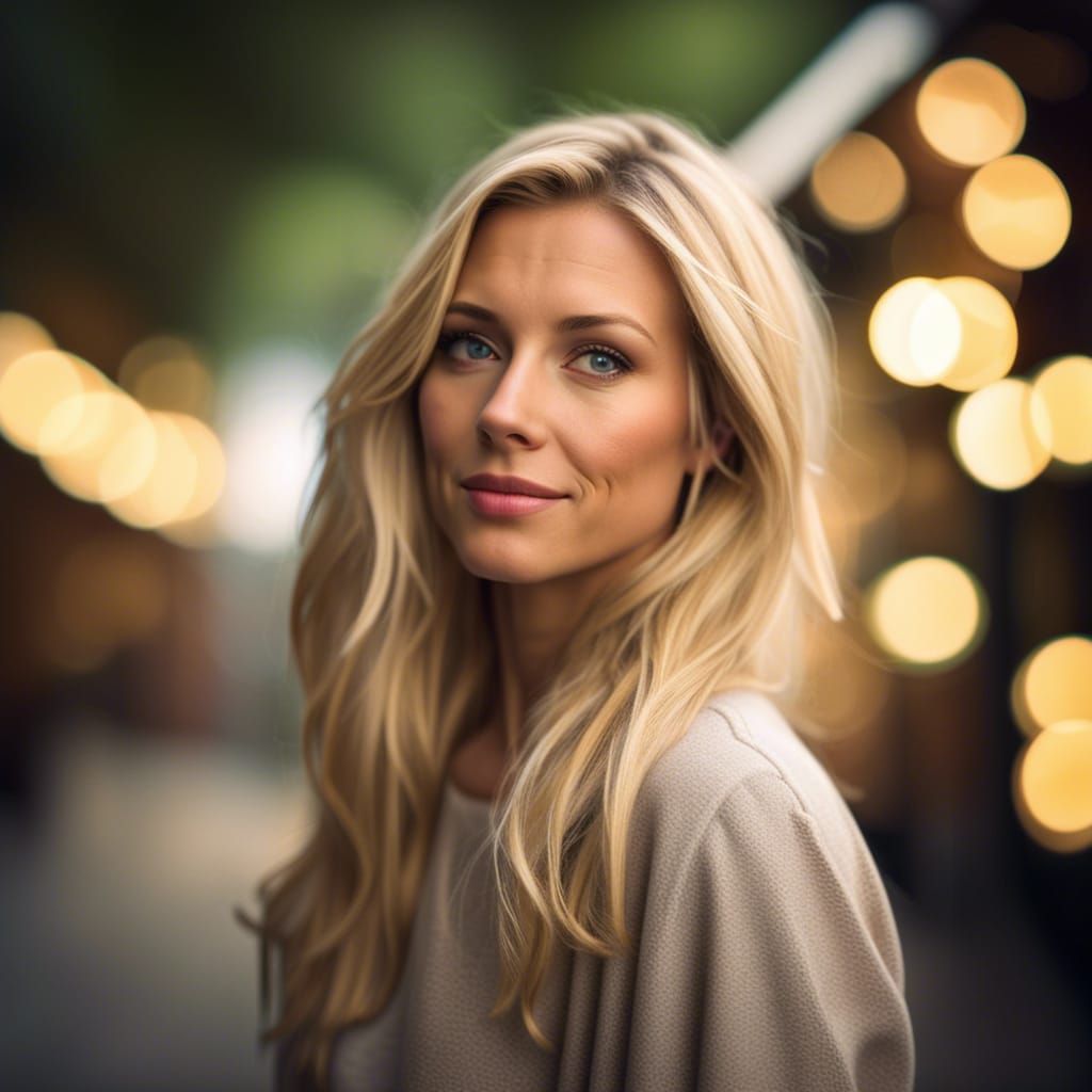 Professional Portrait of a Blonde Woman