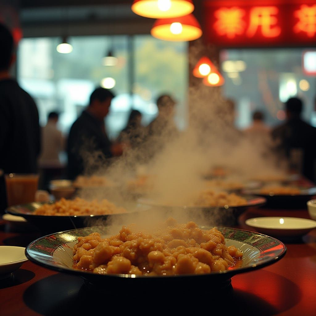 Vibrant Chinese Cuisine in Photorealistic Style