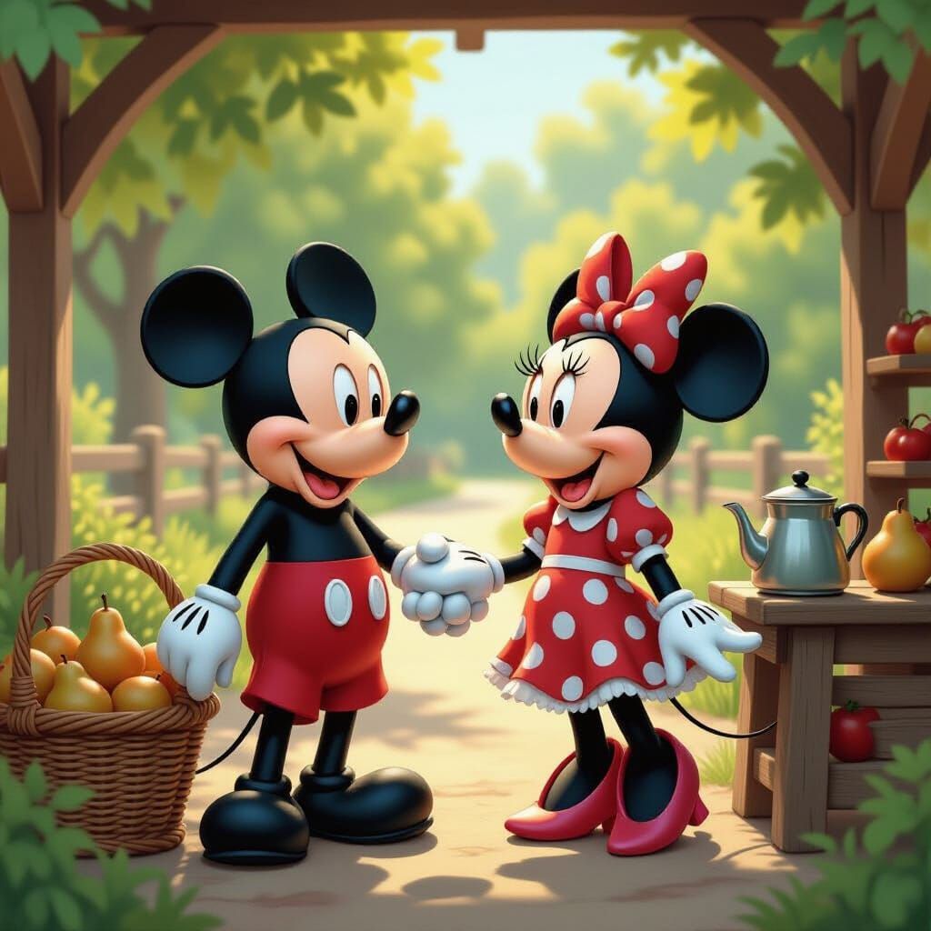 Mickey and Minnie Mouse: Farmstand Romance