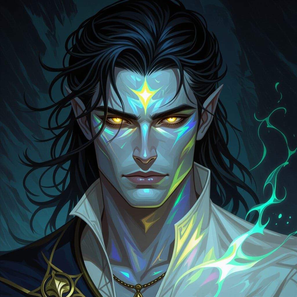 Shapeshifter Prince Concept Art in Dark Fantasy Style