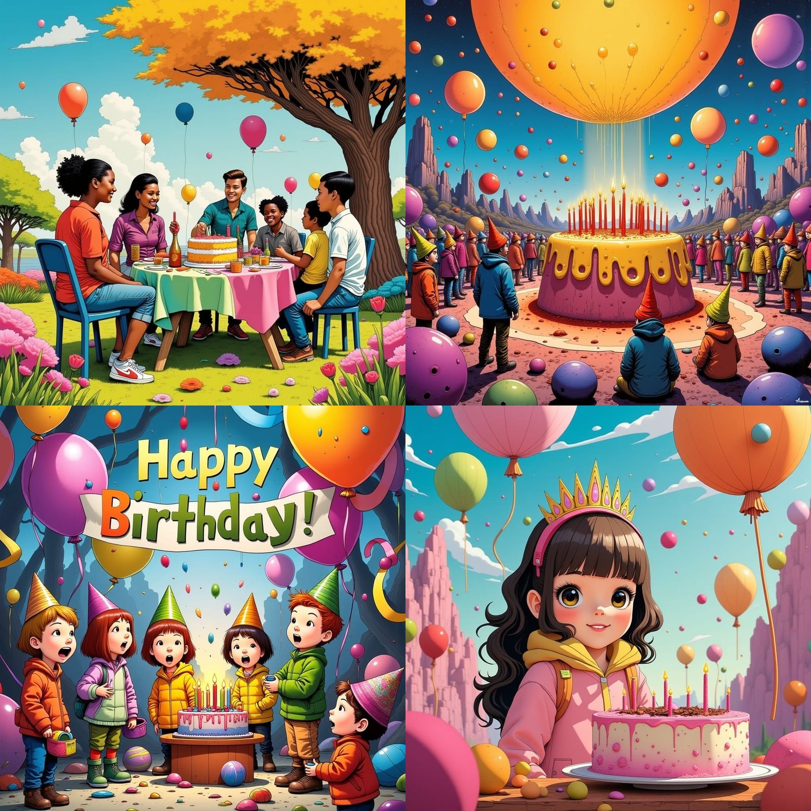 Dreamlike Birthday Party Celebration