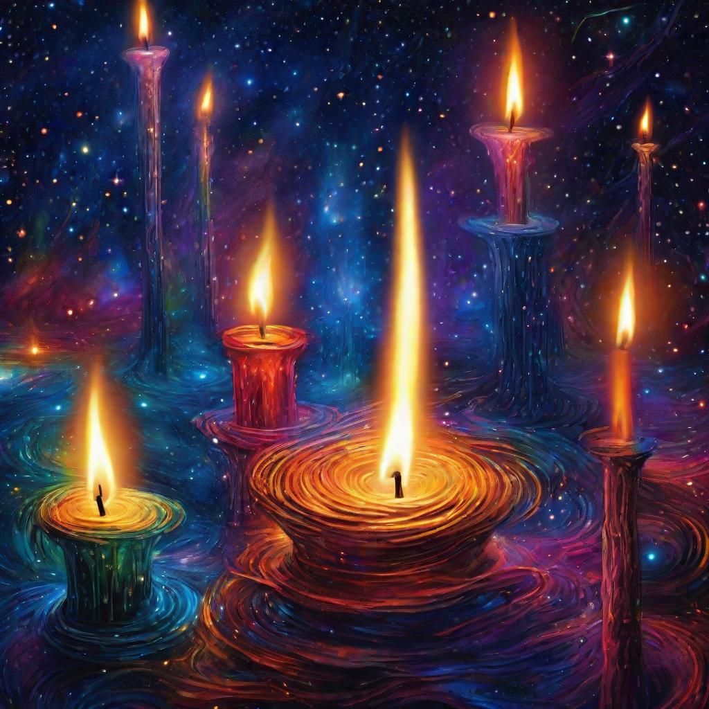 Ghostly Candles Float in the Universe