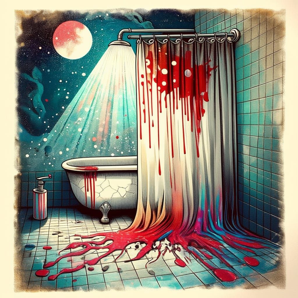 Abstract Geometric Composition with Bold Lines