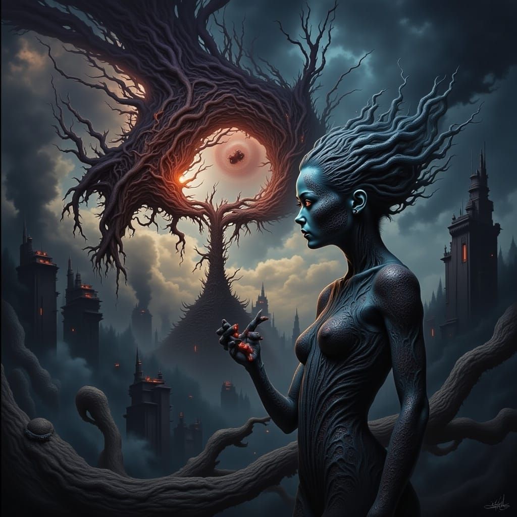 Surreal Synesthetic Nightmare Unfolds