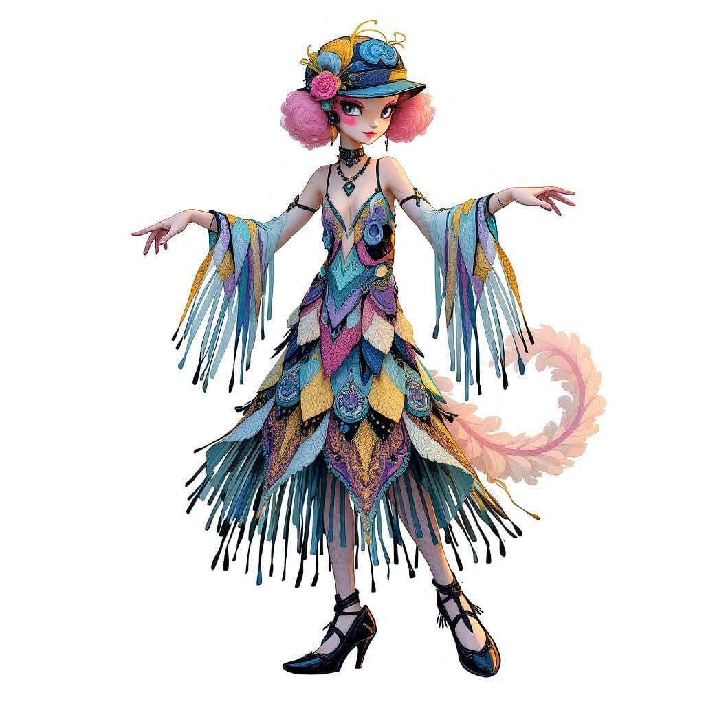 Art Deco Pokémon: A Flapper Reimagined