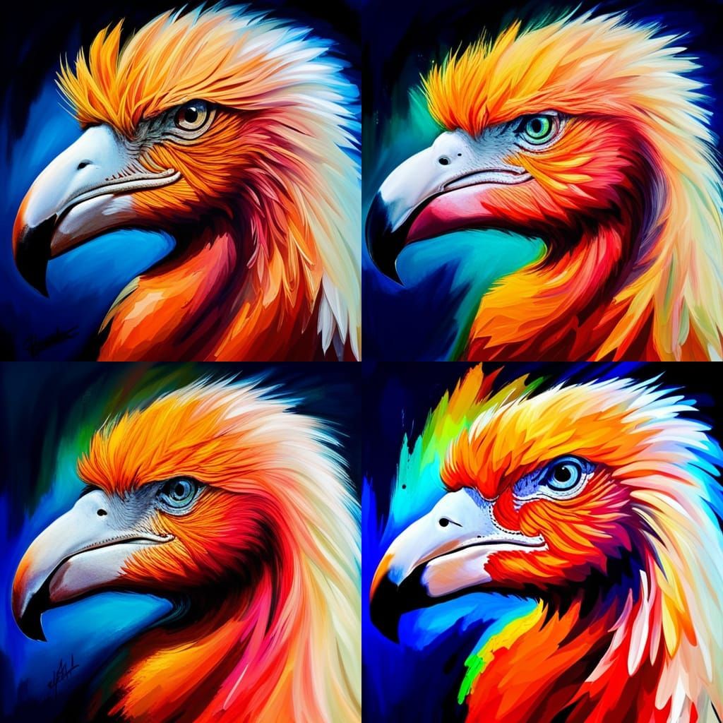 Eagle Flamingo Hybrid Profile in Bold Colors
