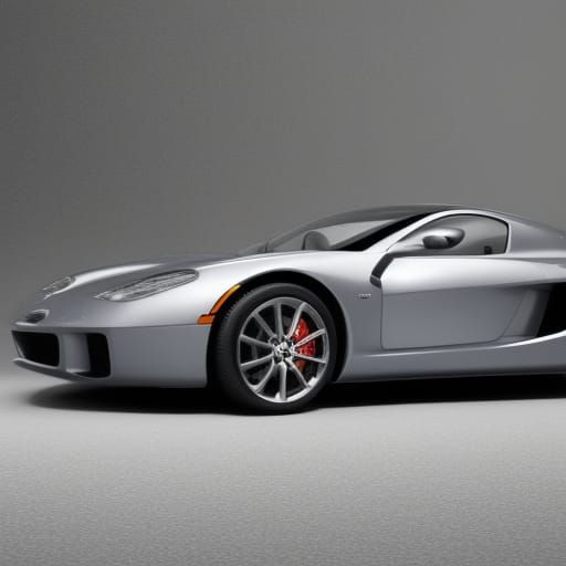 Sleek Sports Car in Professional Photography Style