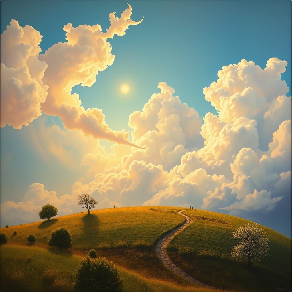 Ethereal Dreamscapes in Vibrant Realism