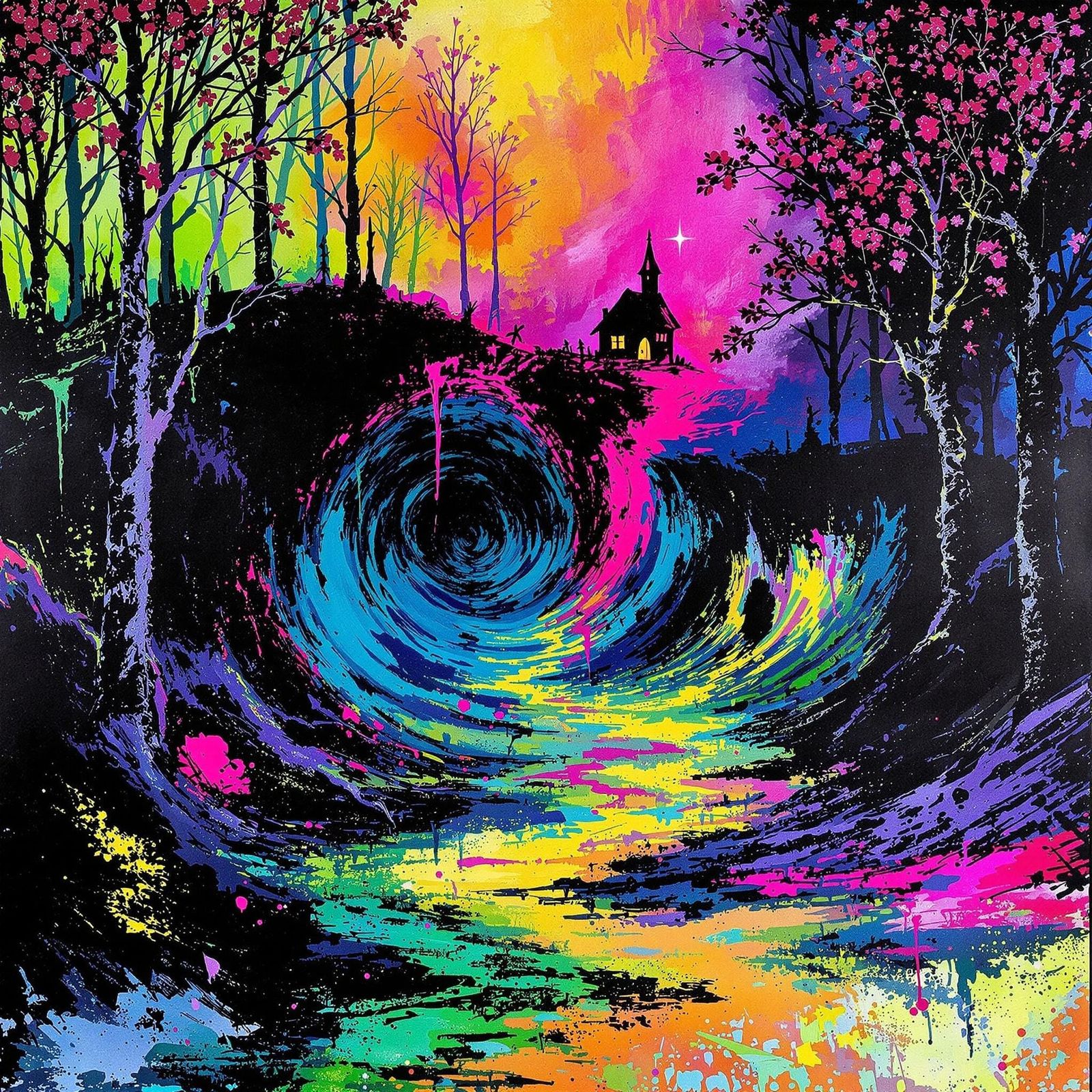 Expressionist Battlefield: Chromatic Witch's Legacy