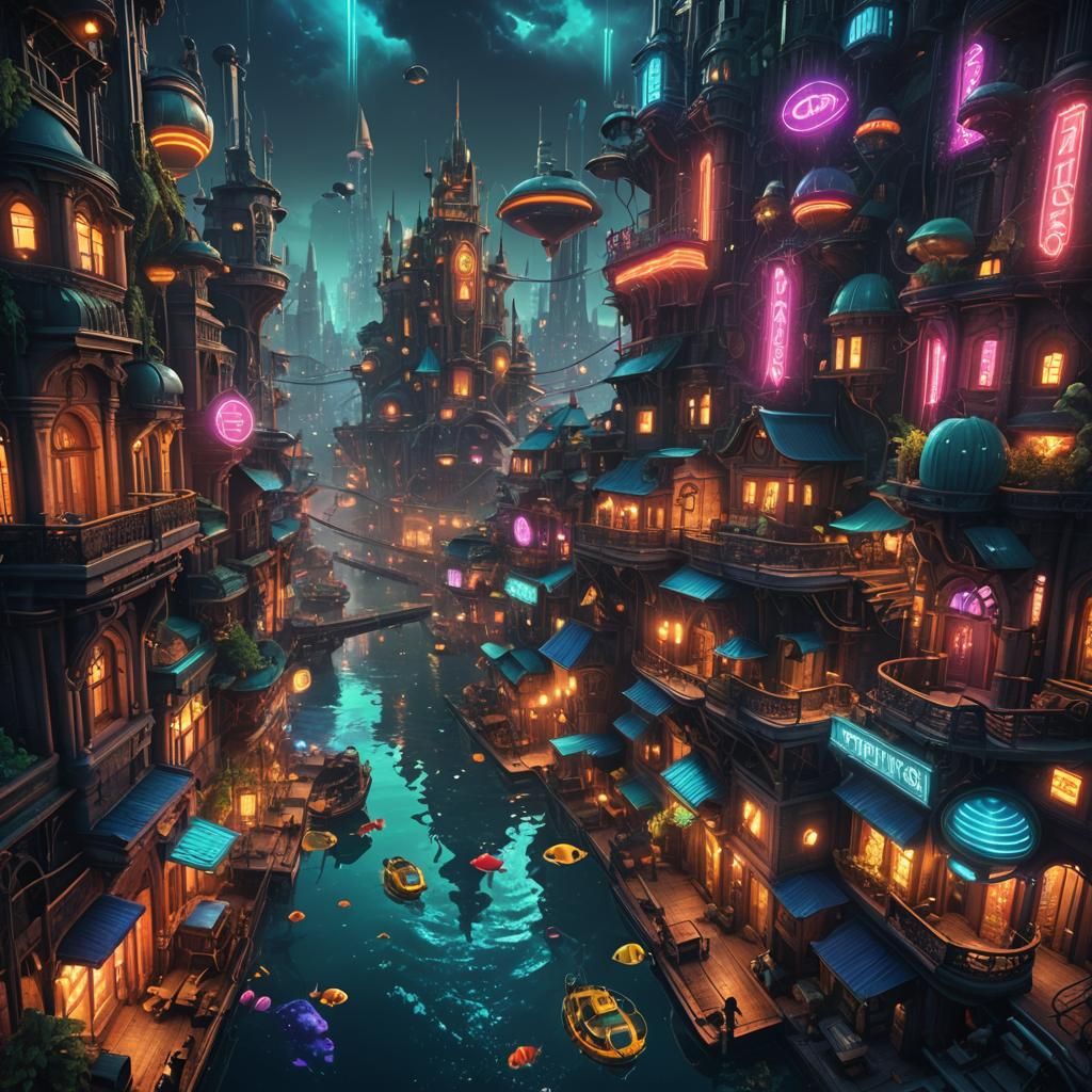 Neon city