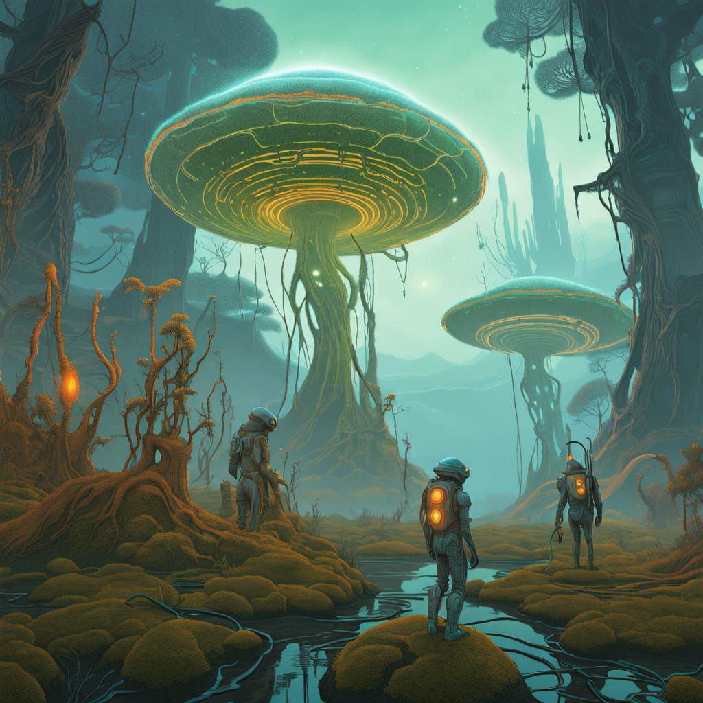 A Lone Explorer Discovers a Mysterious Temple on Xylos