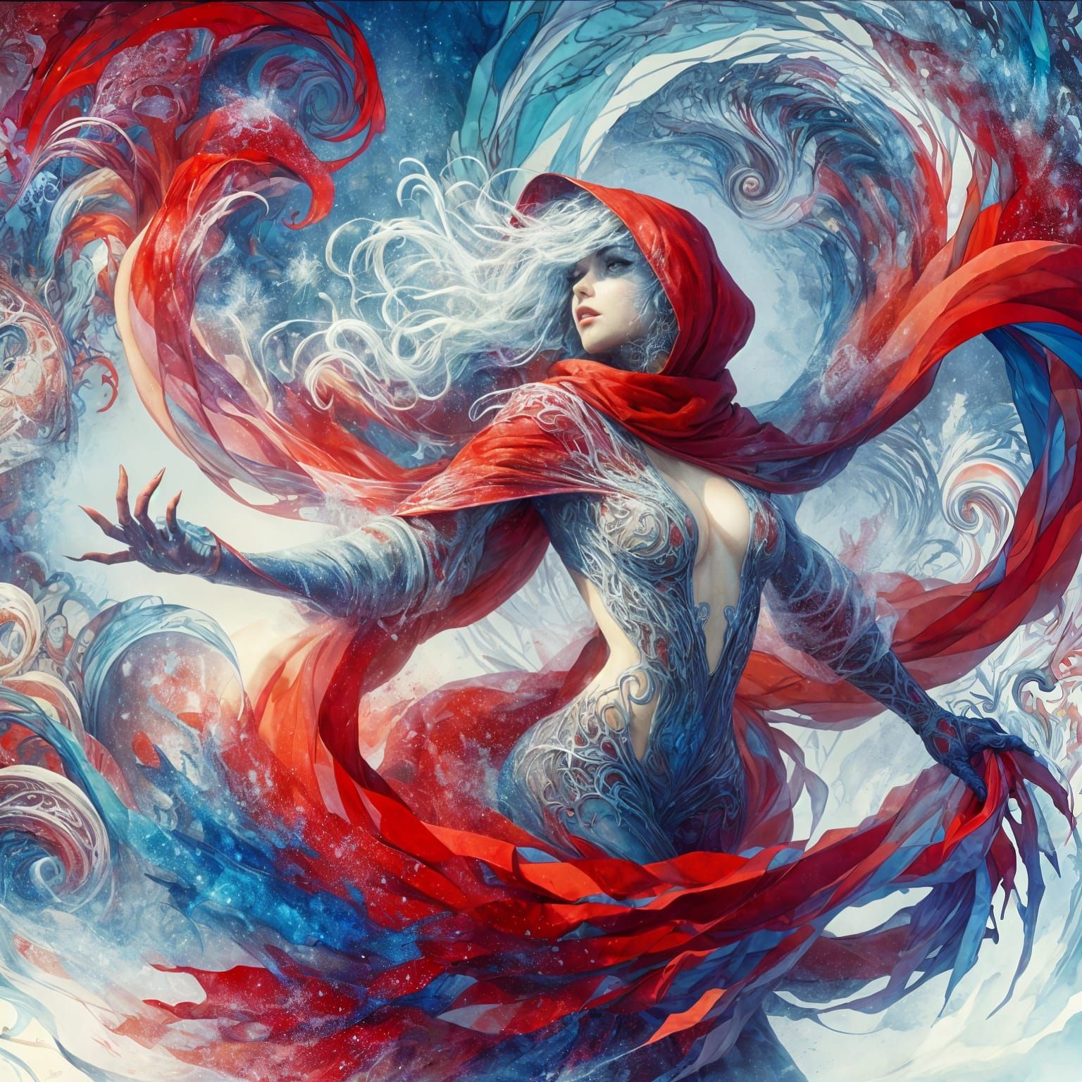 Arabian Ice Mage in Gothic Candyland