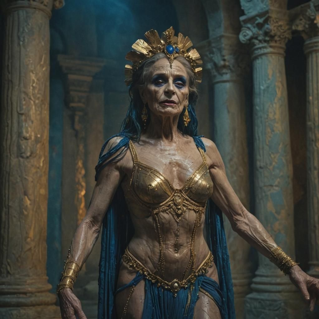 Salome Dance: Transvestite in Symbolist Painting Style