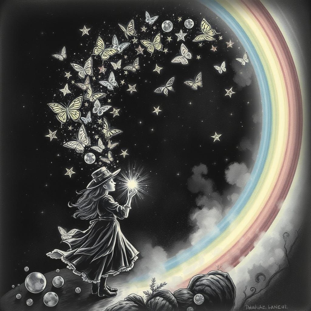 Magical Magician Conjures Star Butterflies