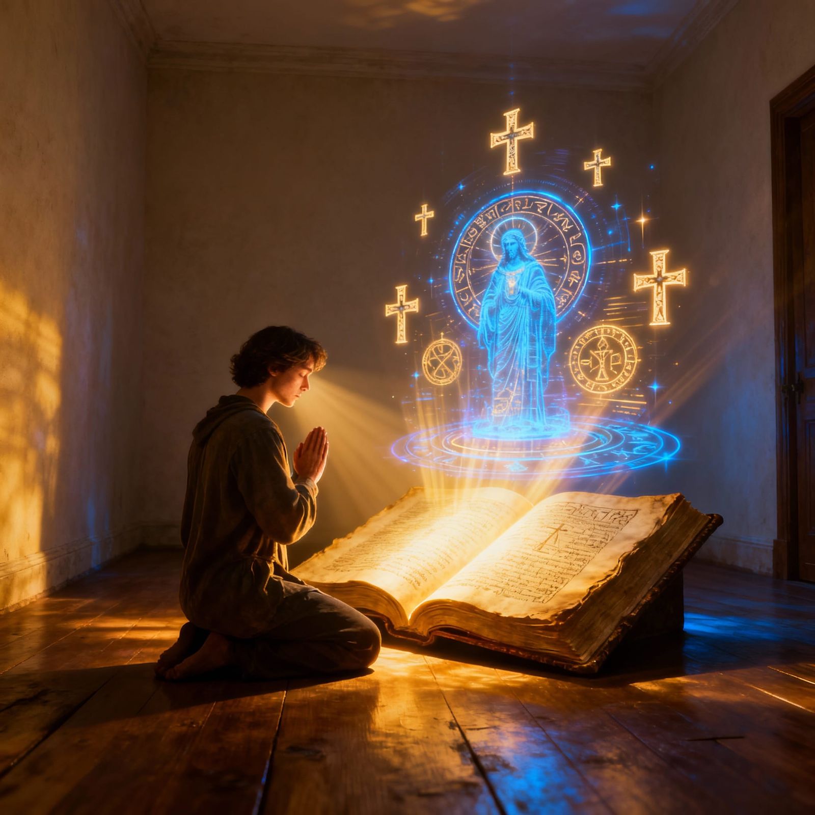 Divine Revelation in Ethereal Light