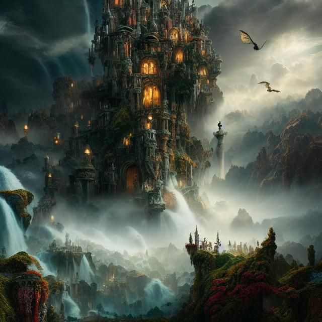 Epic Wonderland: Cinematic Digital Matte Painting