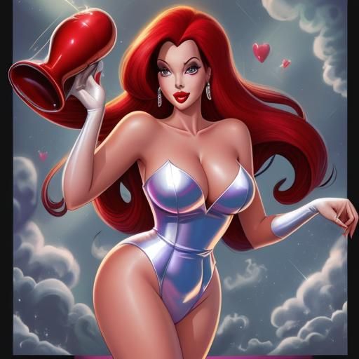 Jessica Rabbit Digital Art Illustration