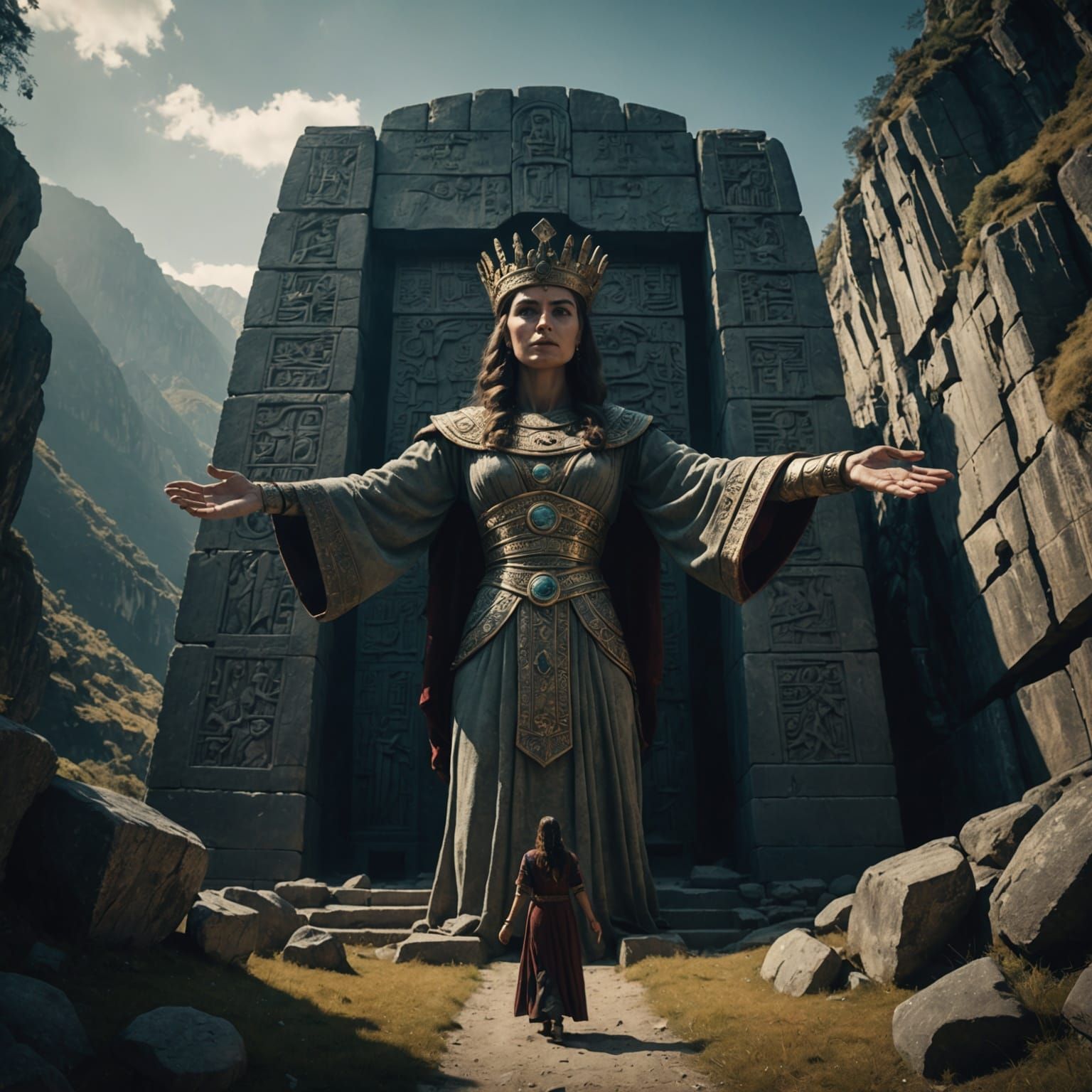 Epic Mountain Tomb of Ancient Queen