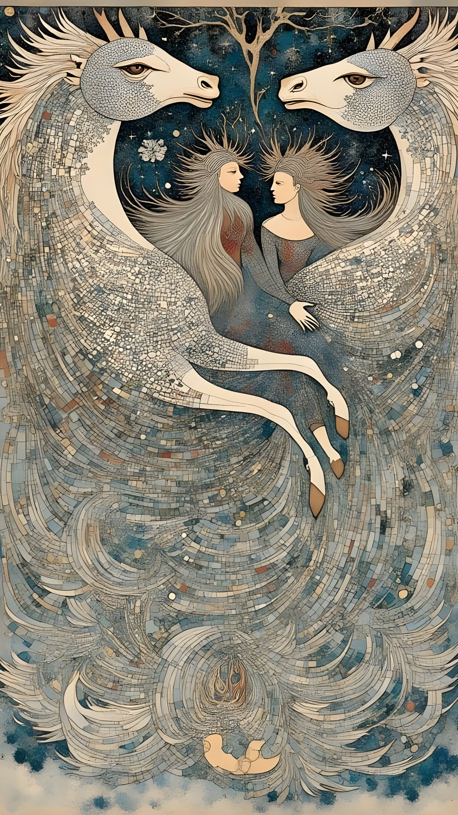 Celtic Water Horses Emerge from the Loch