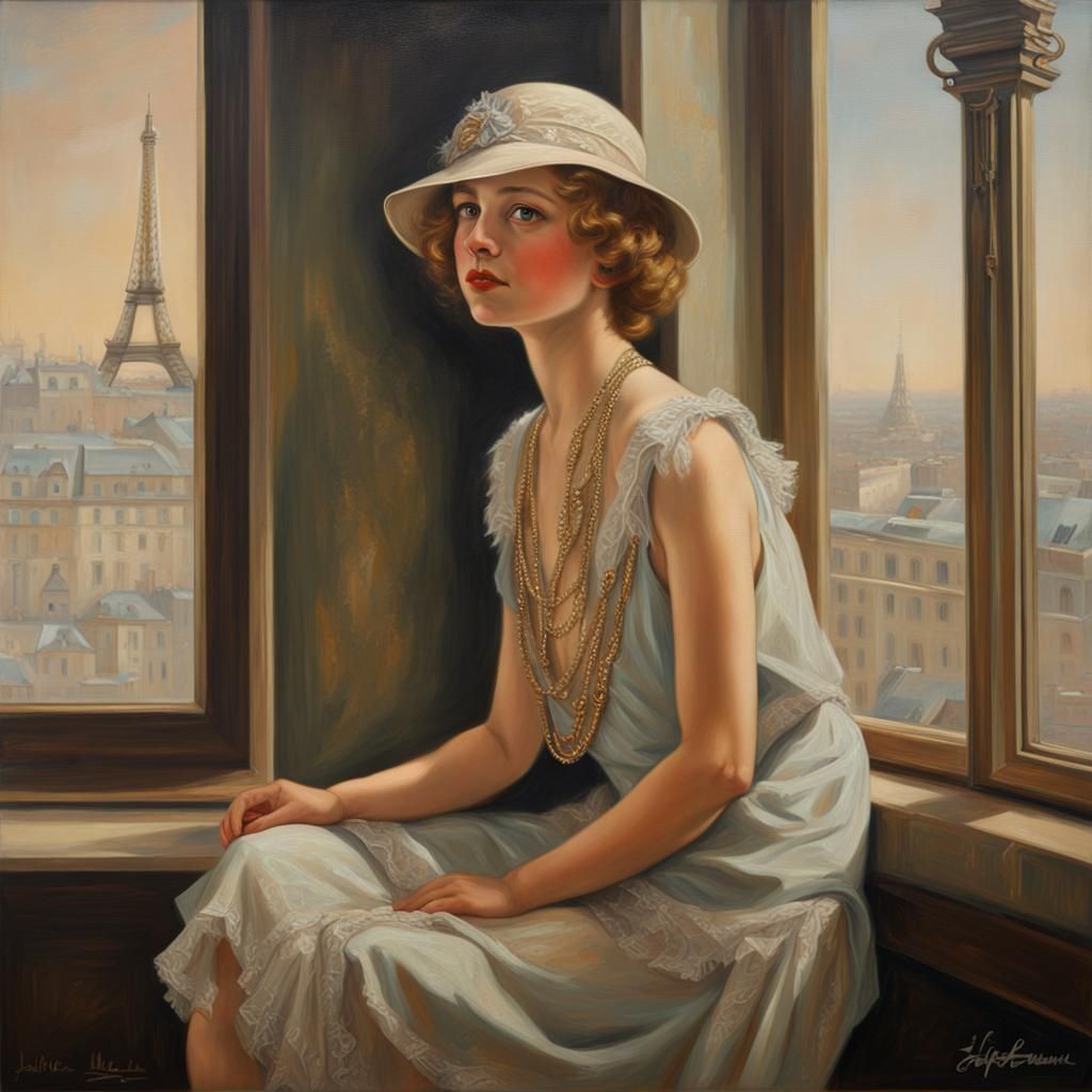 In Paris 1920s only elegant ladies