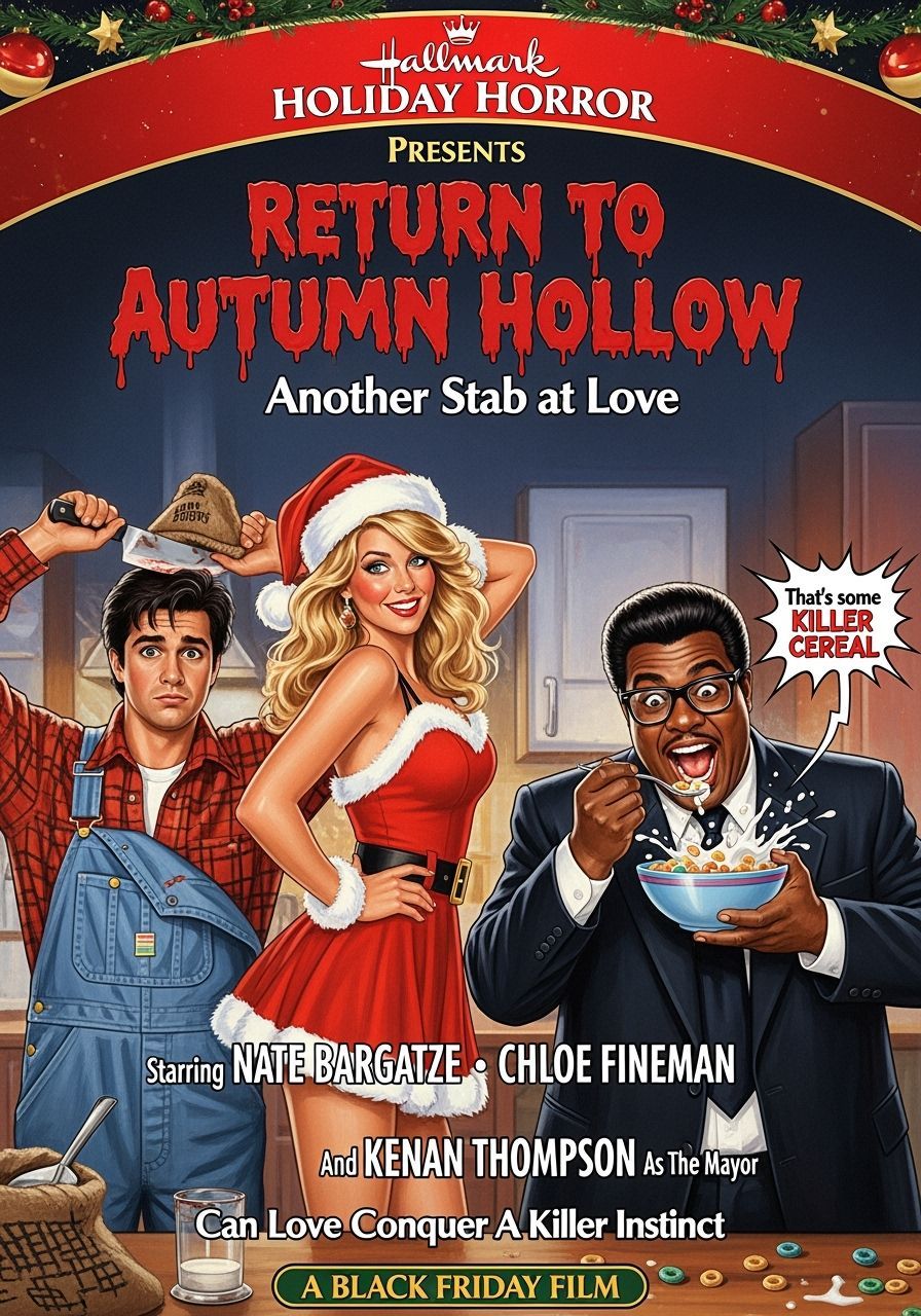 Hallmark Holiday Horror Movie Poster Art