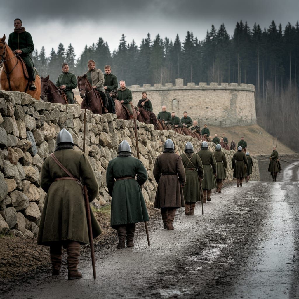 Medieval Fortification Under Siege