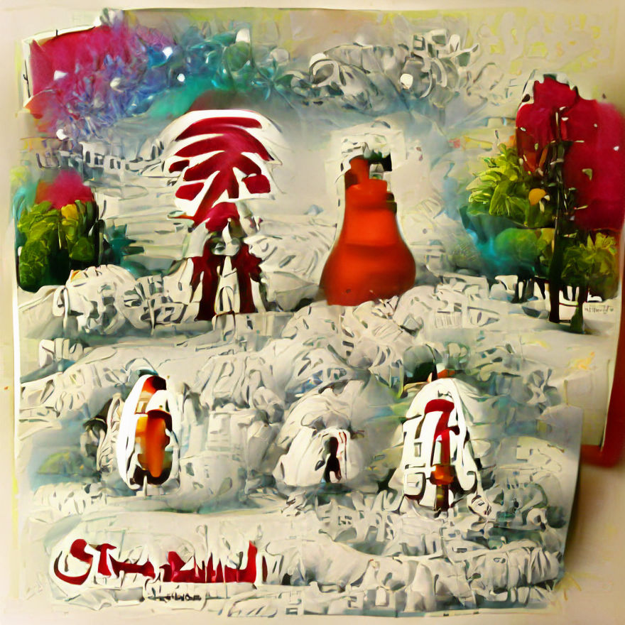Festive Christmas Card with Snowman and Santa