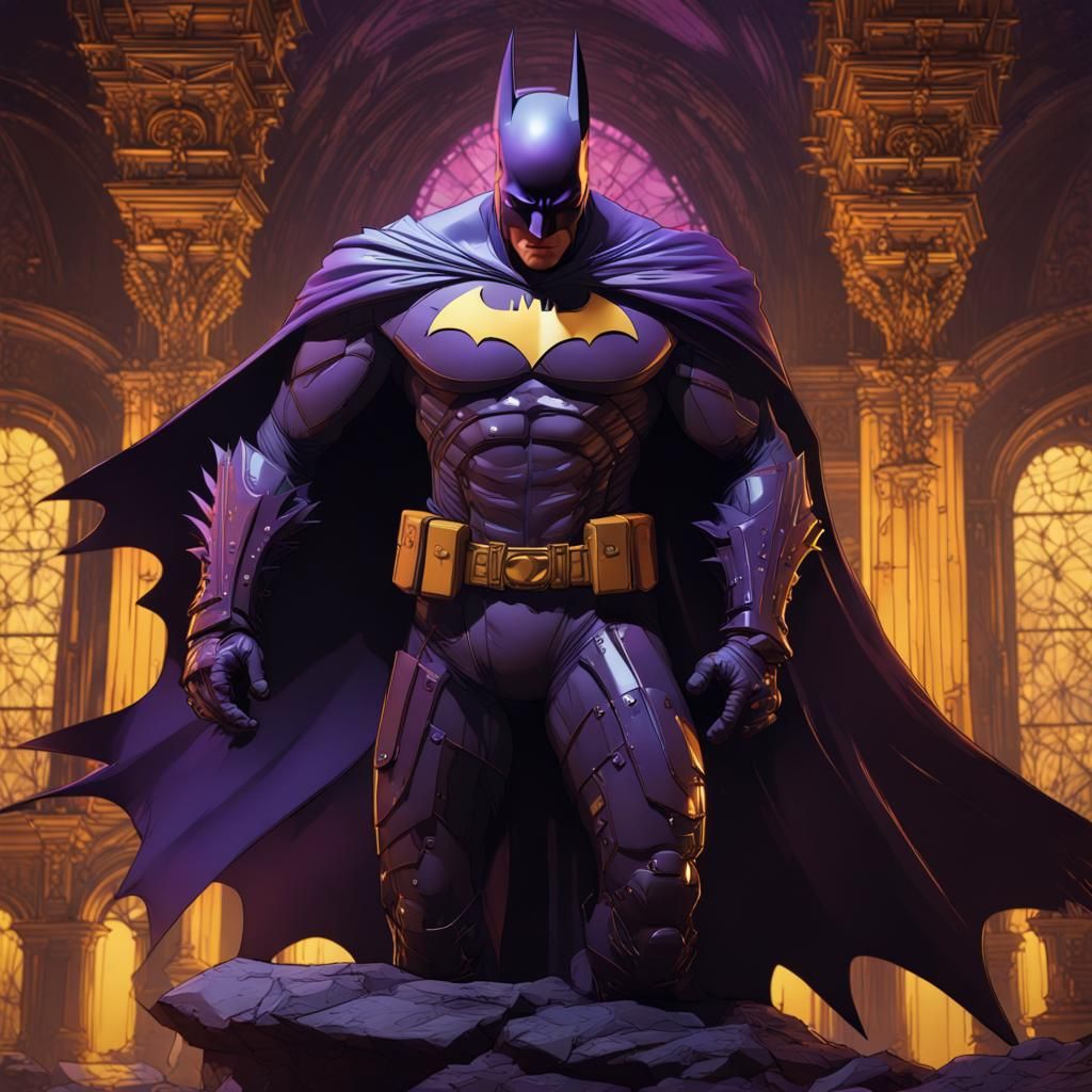 Batman: Dark Fantasy Concept Art in 8K